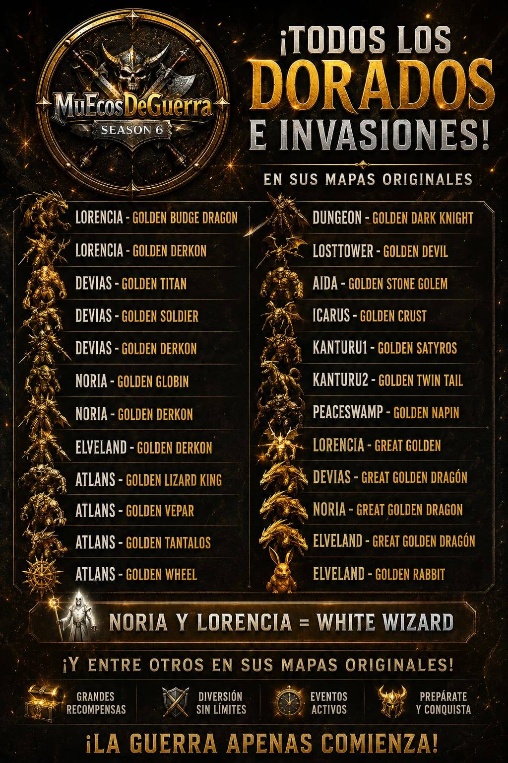 EVENTOS ACTIVOS LETRA H
